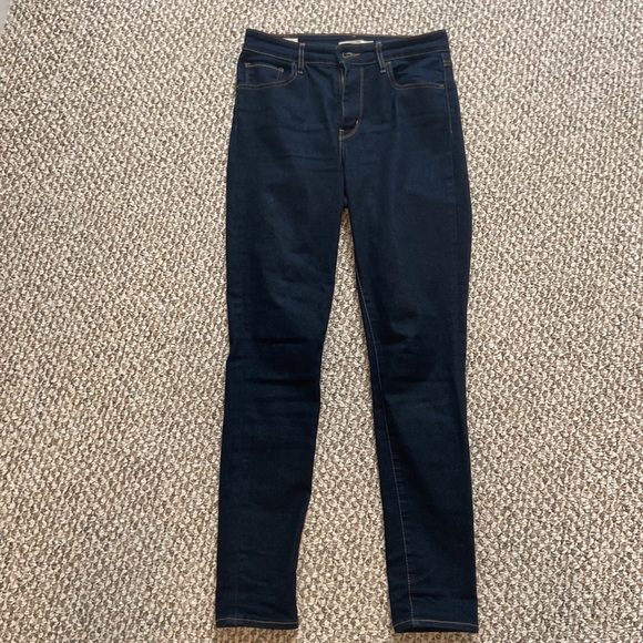 Levi’s Dark Denim High Rose 721 Jeans - Picture 1 of 8